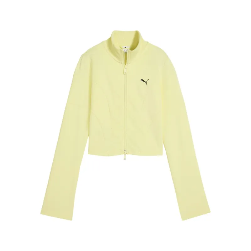 Dare To Slim Cropped Track Full Zip Jacket made by Puma