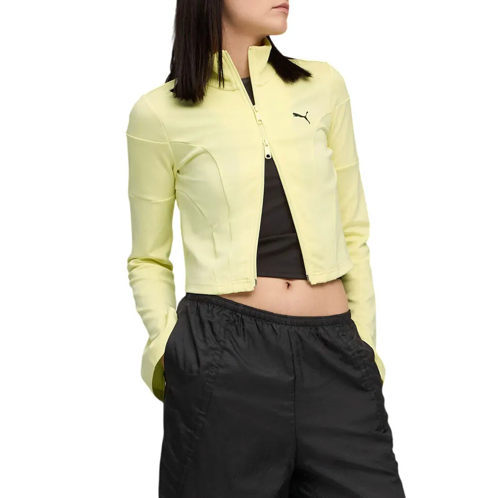 Dare To Slim Cropped Track Full Zip Jacket sold by Shoebacca product image thumbnail 5