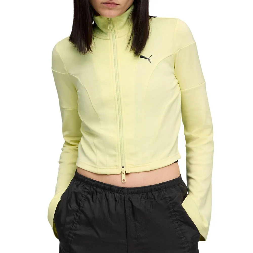 Dare To Slim Cropped Track Full Zip Jacket sold by Shoebacca product image thumbnail 3