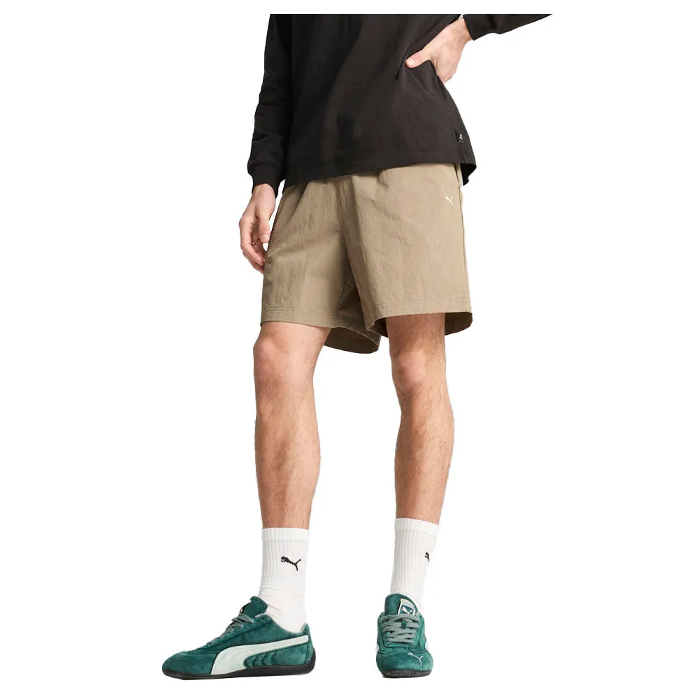 Made With Quality Woven Shorts sold by Shoebacca