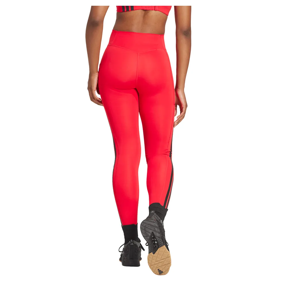 Optimé 3-Stripes Full-Length Athletic Leggings sold by Shoebacca product image thumbnail 3