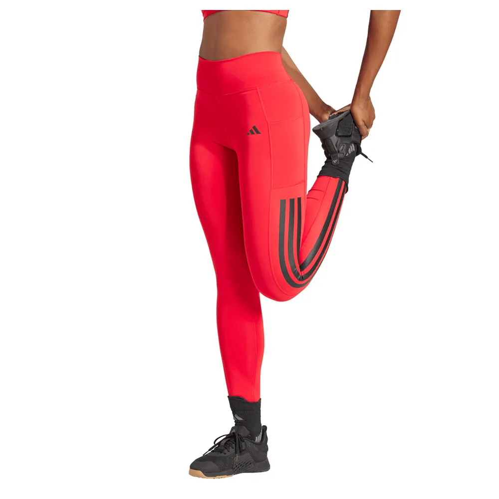 Optimé 3-Stripes Full-Length Athletic Leggings sold by Shoebacca product image thumbnail 5