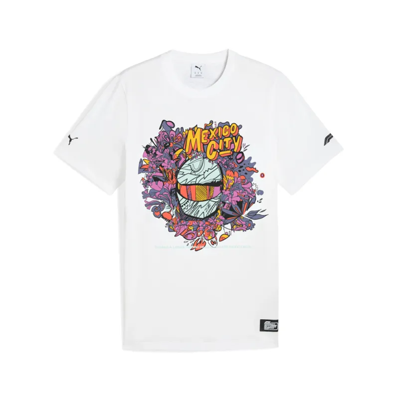 F1 Mexico Graphic Crew Neck Short Sleeve T-Shirt made by Puma