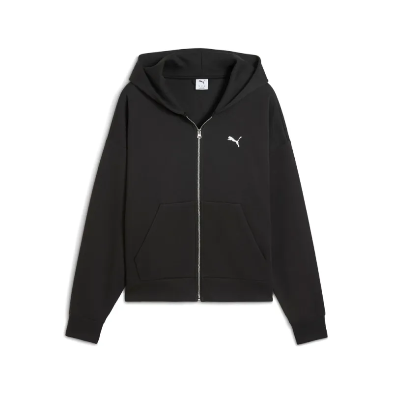 Wardrobe Essentials Boxy Full Zip Hoodie made by Puma