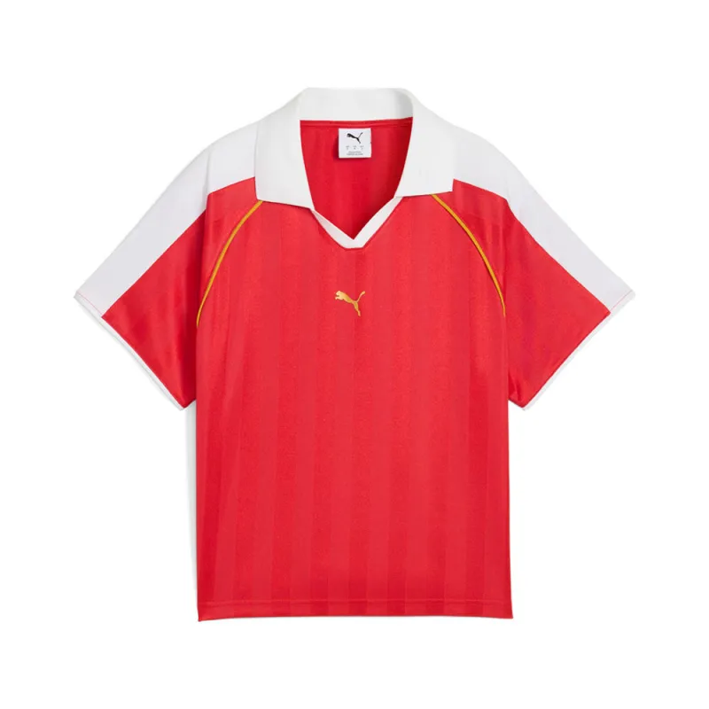 T7 Relaxed V Neck Short Sleeve Soccer Jersey made by Puma
