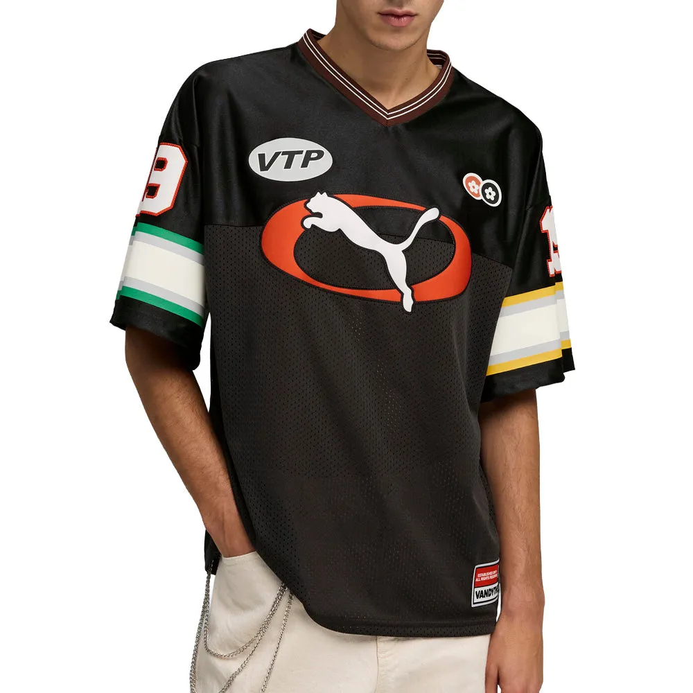 Vandythepink Graphic V-Neck Short Sleeve Replica Jersey sold by Shoebacca product image thumbnail 3