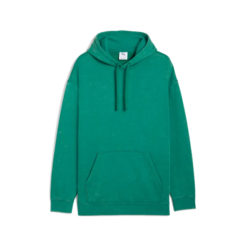 Elevated Essentials Acid Wash Fleece Pullover Hoodie made by Puma