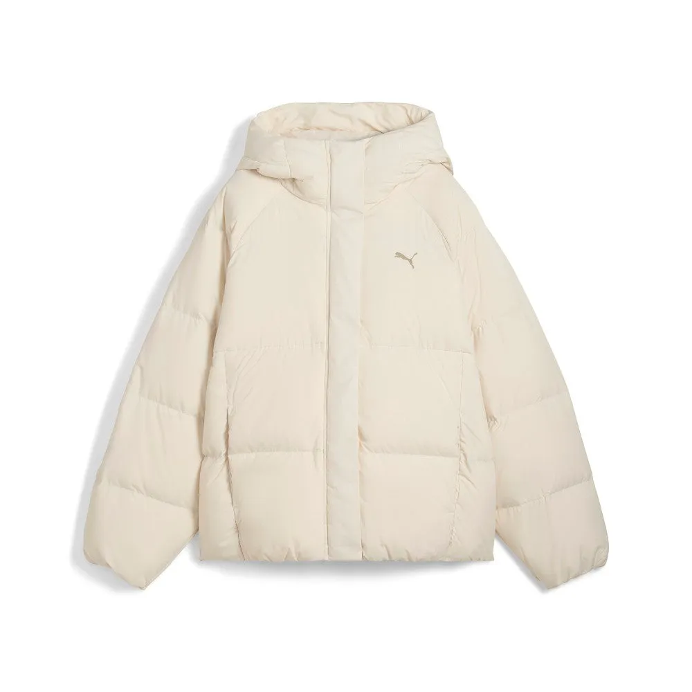 Hooded Down Puffer Jacket sold by Shoebacca
