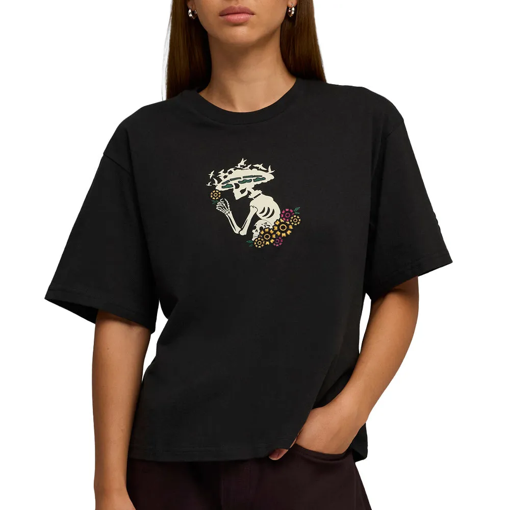 Wardrobe Essentials Dia De Muertos Relaxed Crew Neck Short Sleeve T-Shirt sold by Shoebacca product image thumbnail 3