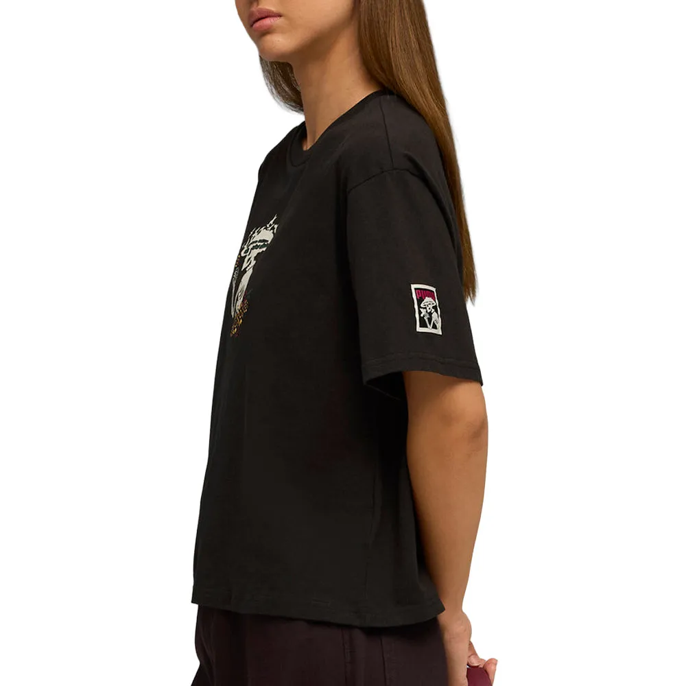 Wardrobe Essentials Dia De Muertos Relaxed Crew Neck Short Sleeve T-Shirt sold by Shoebacca product image thumbnail 5