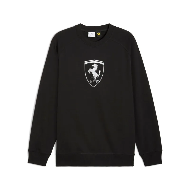 Scuderia Ferrari Sportswear Shield Crew Neck Sweatshirt made by Puma