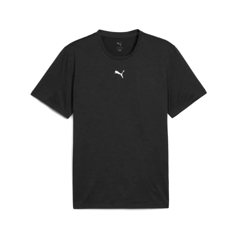 Train All Day Essentials Heather Cat Crew Neck Short Sleeve T-Shirt (Cf Small Cat) made by Puma