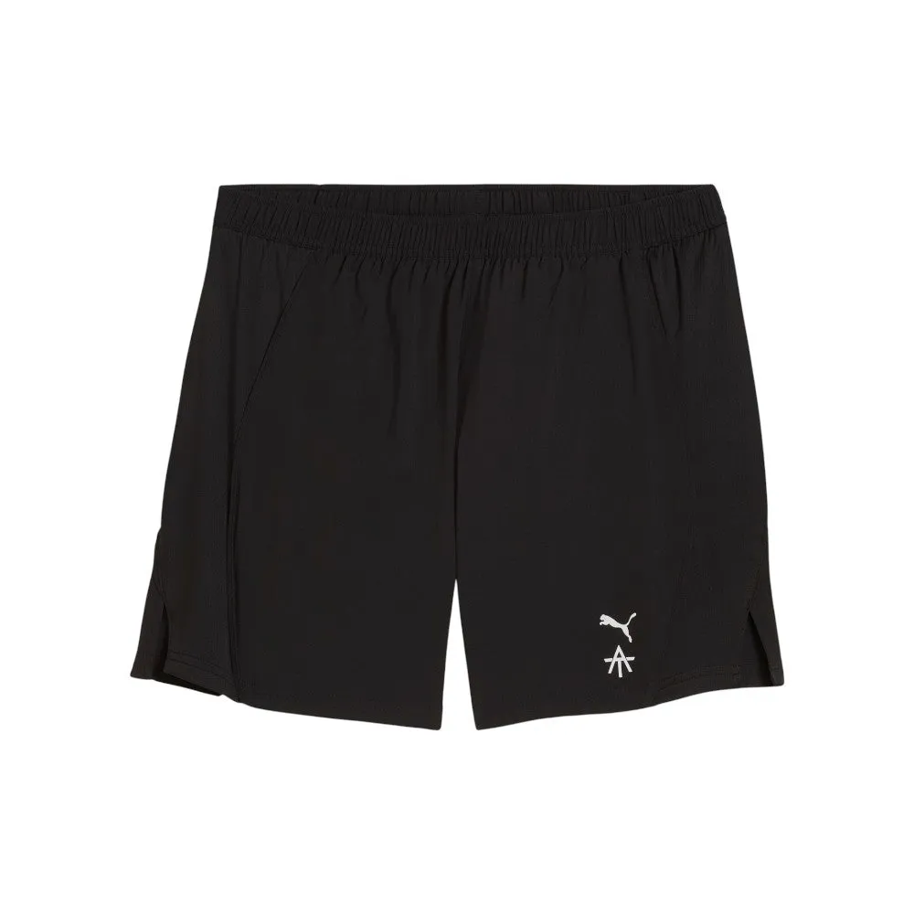 PUMA X ALEX TOUSSAINT 5 Inch Athletic Shorts sold by Shoebacca