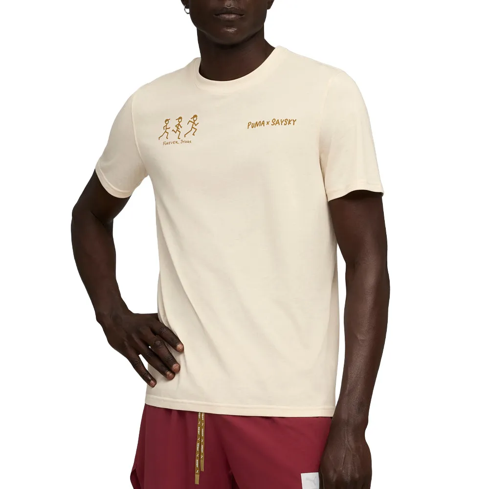 PUMA X SAYSKY Crew Neck Short Sleeve T-Shirt sold by Shoebacca product image thumbnail 3