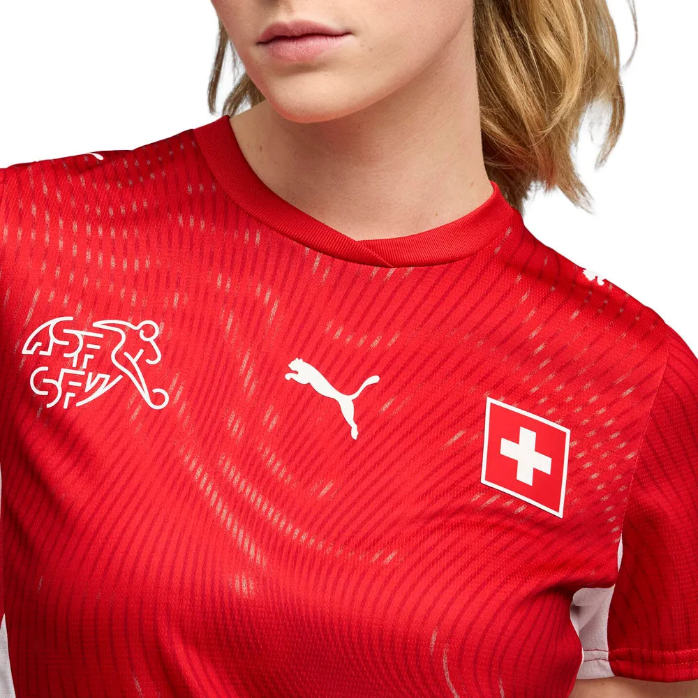 Switzerland Home Crew Neck Short Sleeve Soccer Jersey sold by Shoebacca product image thumbnail 5