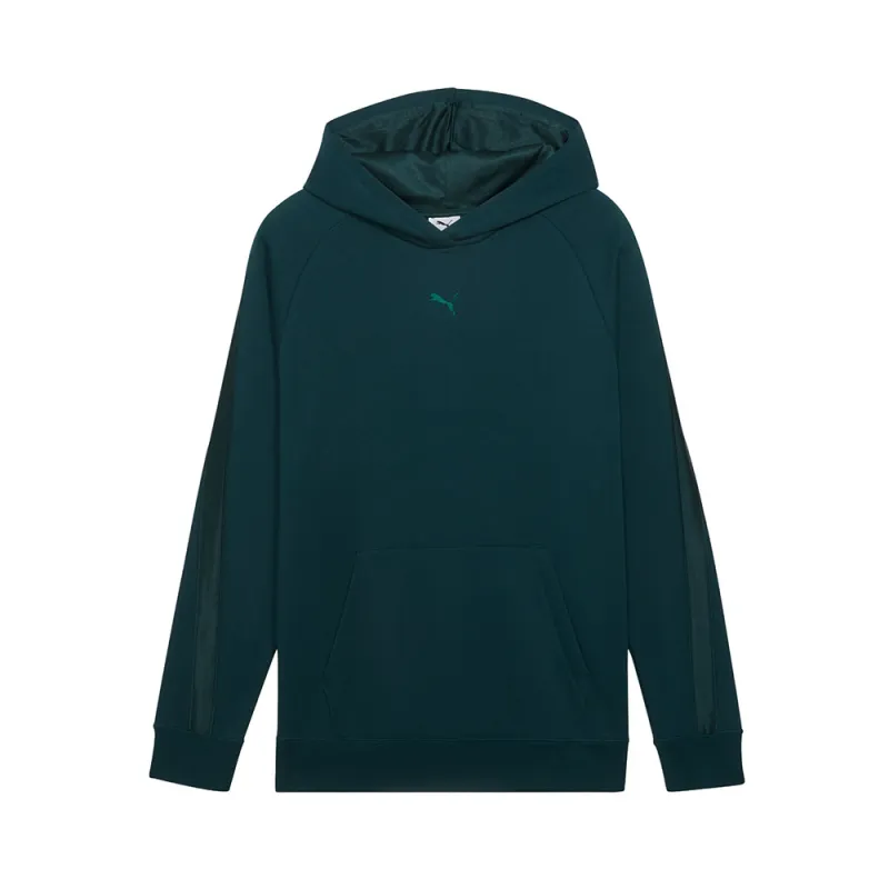 Essentials Elevated Satin Pullover Hoodie made by Puma