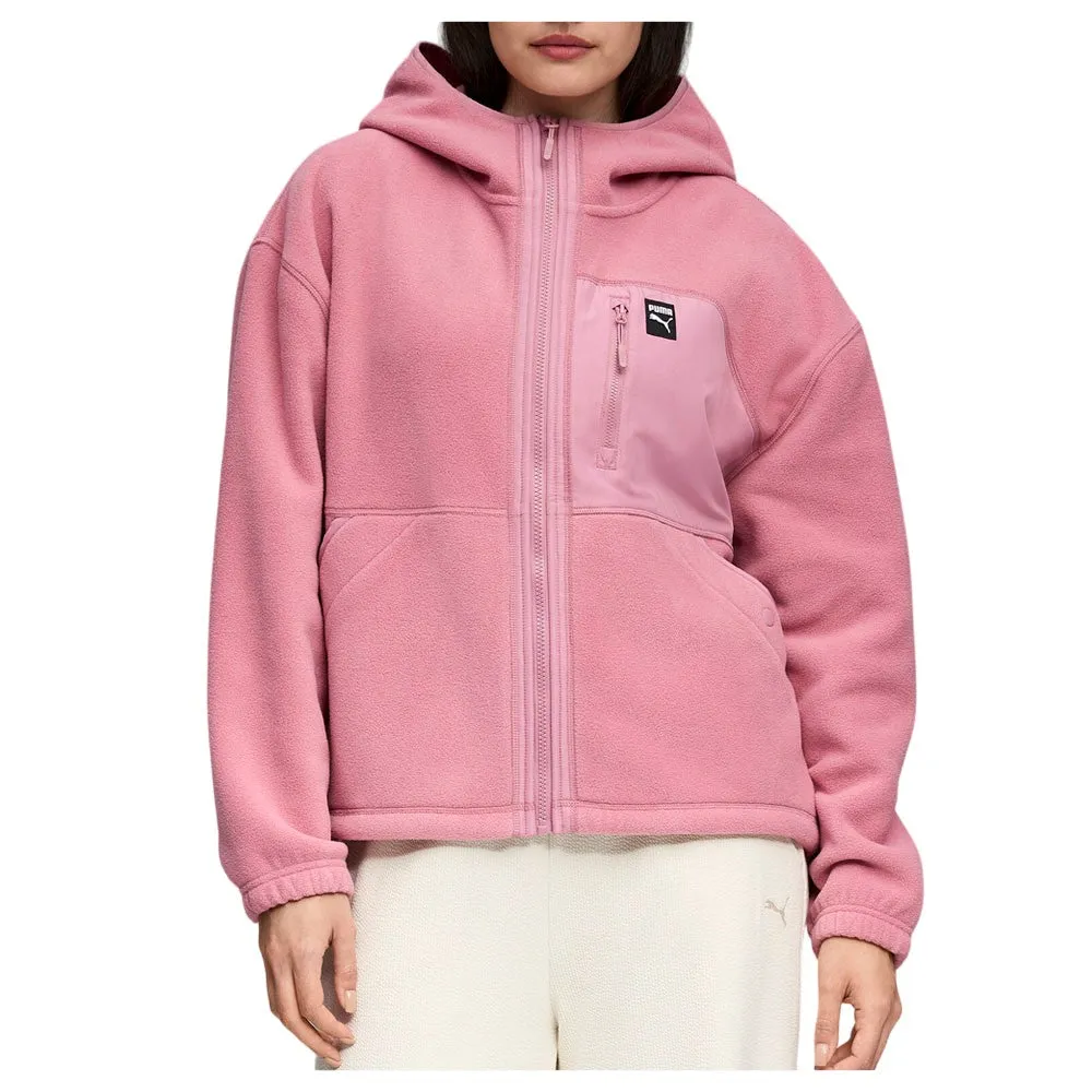 Polar Fleece Hooded Full Zip Jacket sold by Shoebacca product image thumbnail 3
