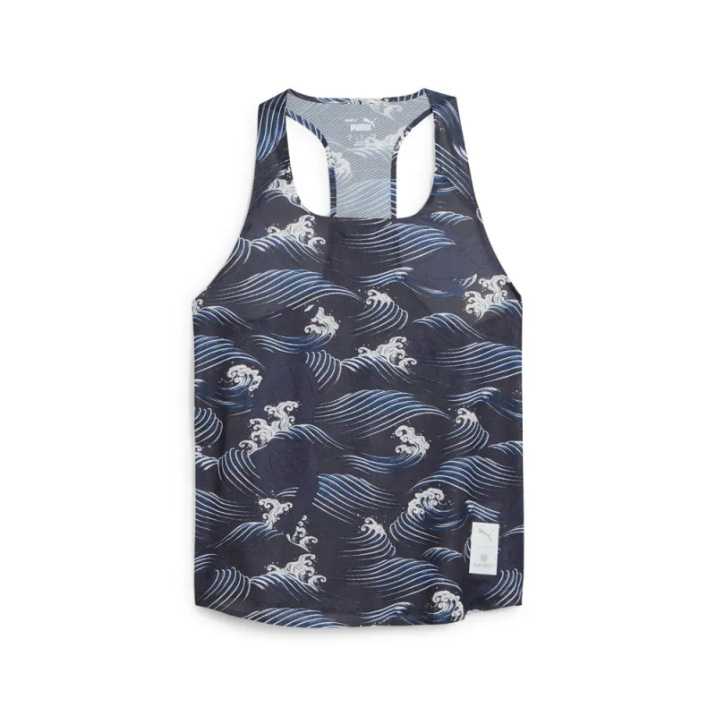 PUMA X SAYSKY Singlet Graphic Crew Neck Athletic Tank Top made by Puma