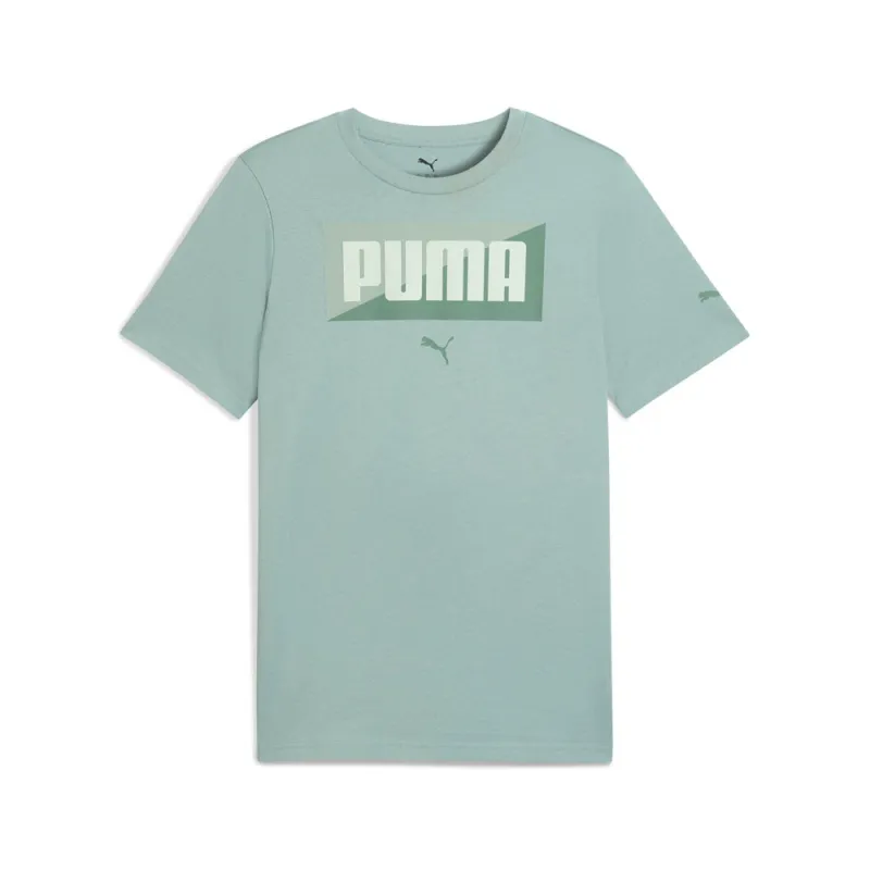 Split Box Crew Neck Short Sleeve T-Shirt made by Puma