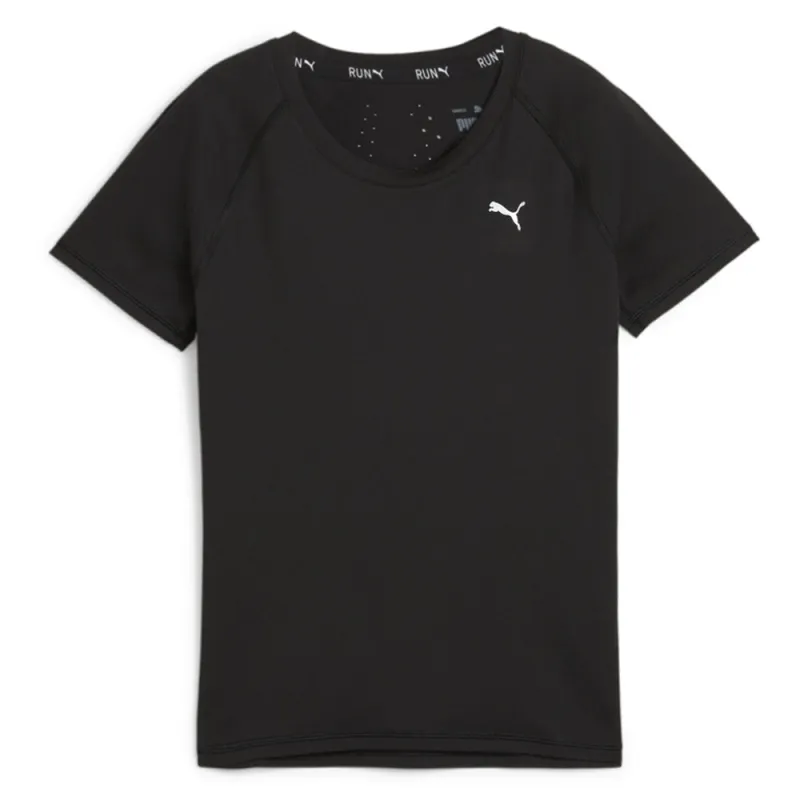 Run Cloudspun Logo Crew Neck Short Sleeve Athletic T-Shirt made by Puma