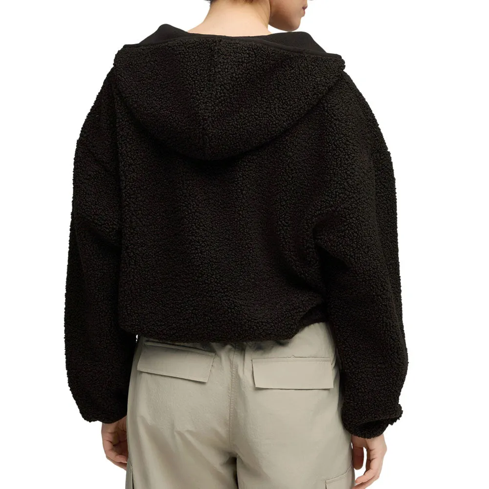 Wardrobe Essentials Oversized Polar Fleece Quarter Zip Hoodie sold by Shoebacca product image thumbnail 4