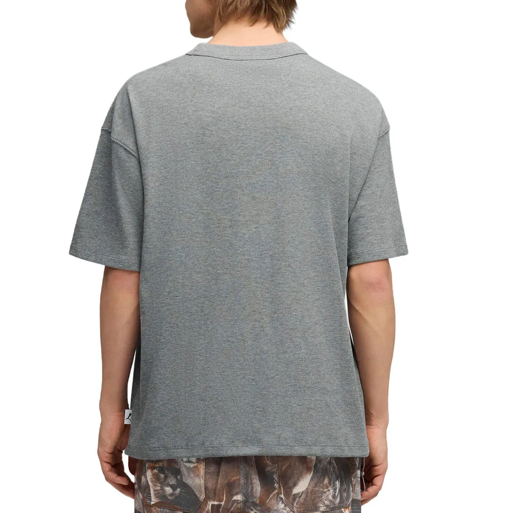 MMQ Waffle Crew Neck Short Sleeve T-Shirt sold by Shoebacca product image thumbnail 4