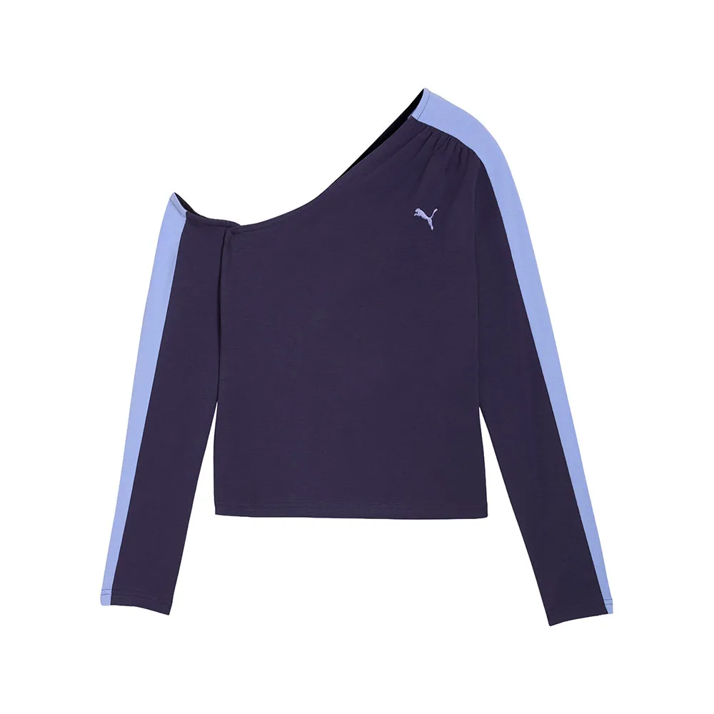 T7 Asymmetric Long Sleeve Pullover Shirt sold by Shoebacca