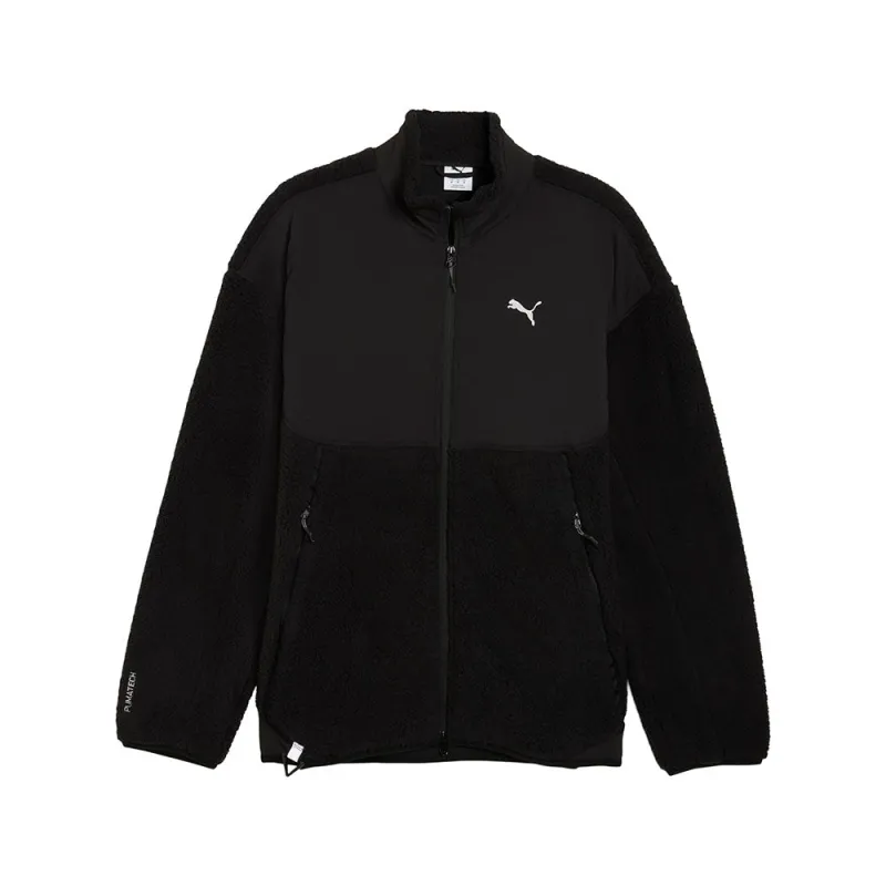 Pumatech Soft Tech Relaxed Sherpa Full Zip Jacket made by Shoebacca