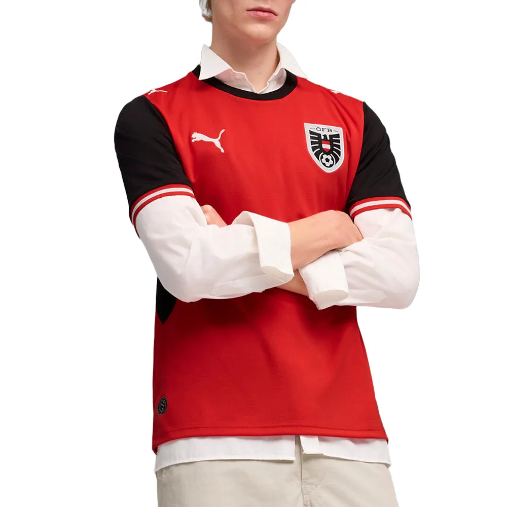 Öfb Home Crew Neck Short Sleeve Jersey Replica sold by Shoebacca product image thumbnail 3