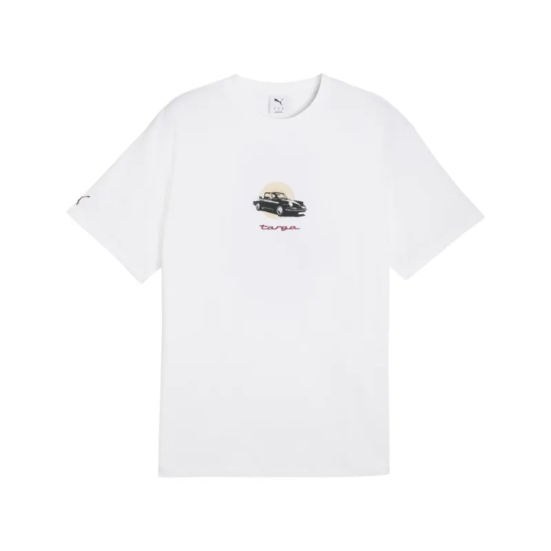 Porsche Legacy Targa Graphic Crew Neck Short Sleeve T-Shirt made by Puma