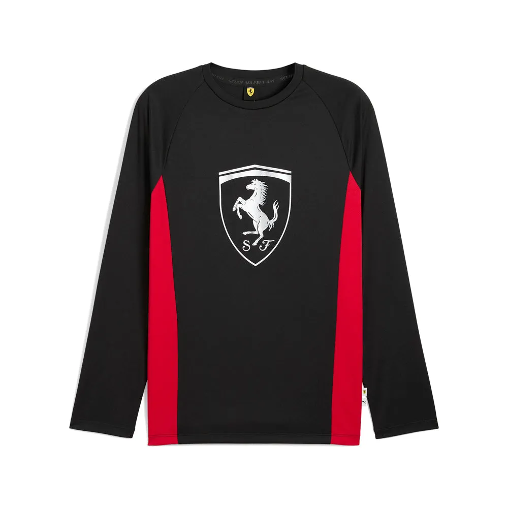 Scuderia Ferrari Graphic Crew Neck Long Sleeve Pullover Shirt sold by Shoebacca