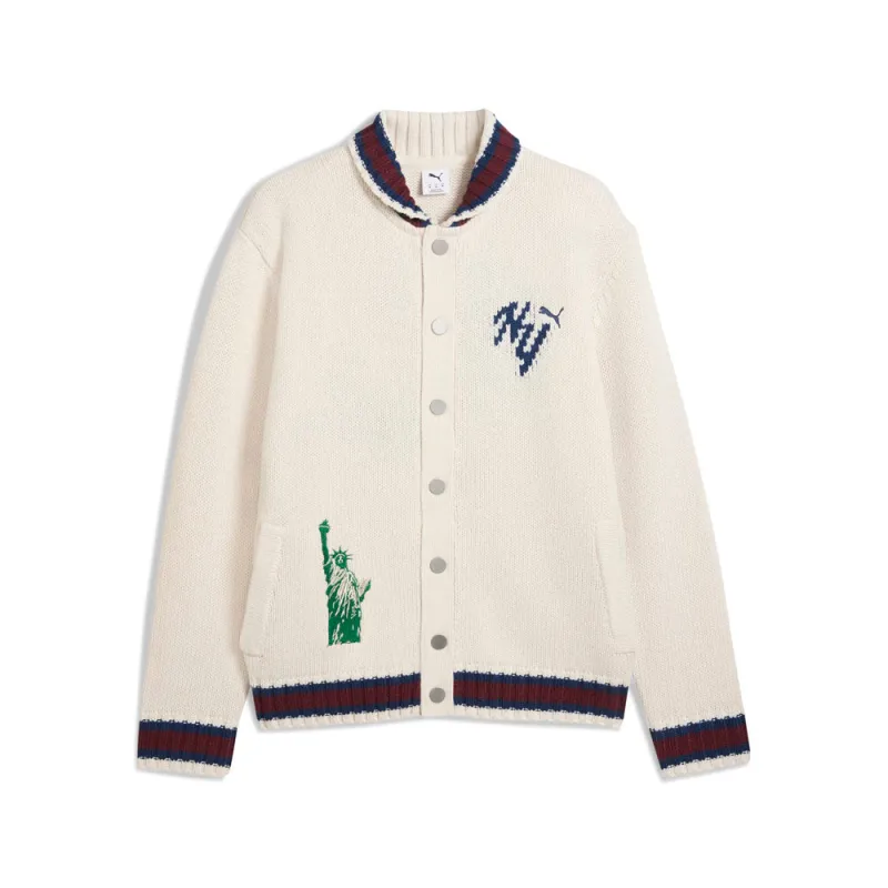 Wardrobe Essentials NYC Knit Jacket made by Puma