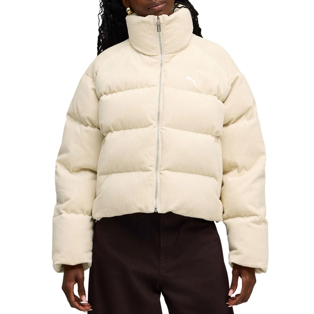 Wardrobe Essentials Corduroy Full Zip Puffer Coat sold by Shoebacca product image thumbnail 3