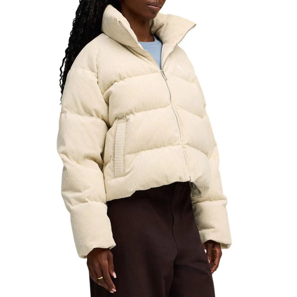 Wardrobe Essentials Corduroy Full Zip Puffer Coat sold by Shoebacca product image thumbnail 5