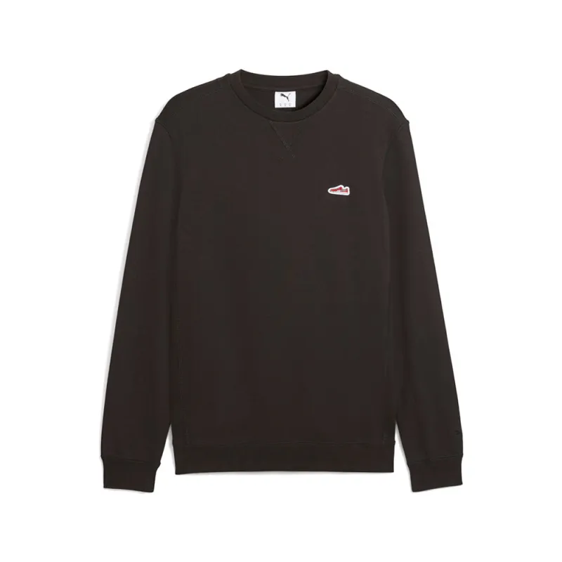 Wardrobe Essentials Suede Crew Neck Sweatshirt made by Puma