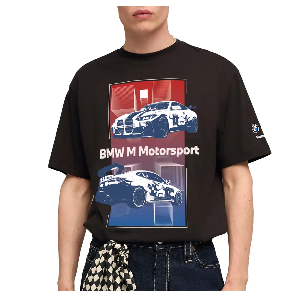 BMW M Motorsport Block Crew Neck Short Sleeve T-Shirt sold by Shoebacca product image thumbnail 3