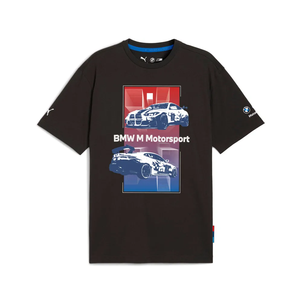 BMW M Motorsport Block Crew Neck Short Sleeve T-Shirt sold by Shoebacca
