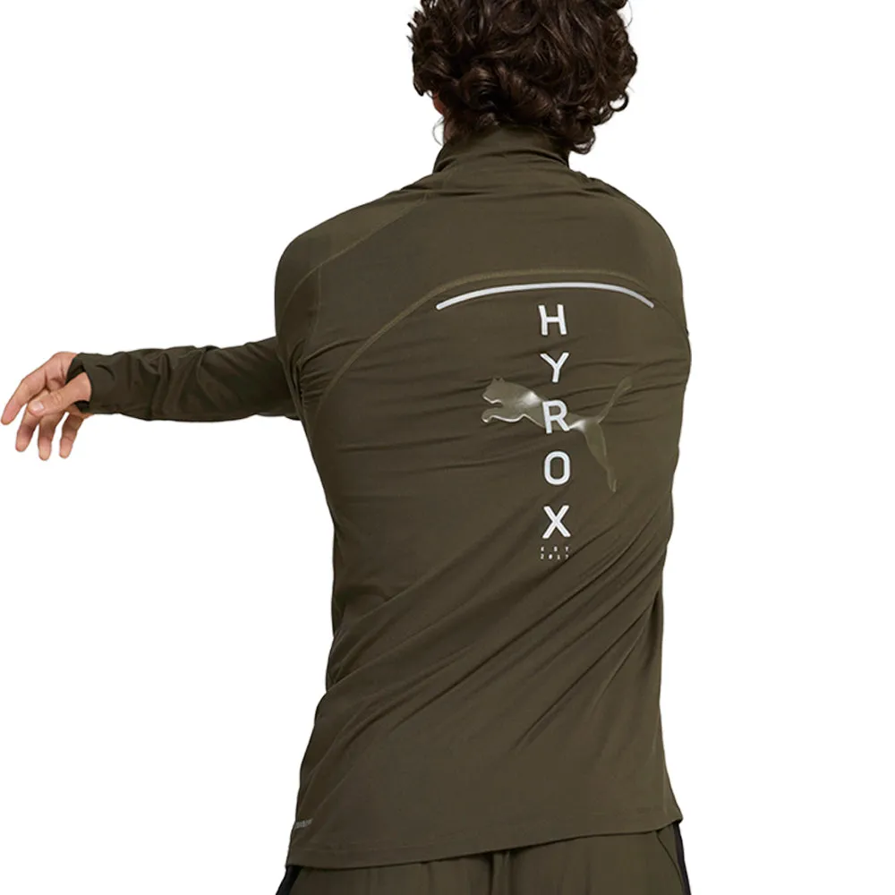 PUMA X HYROX Run Cloudspun Long Sleeve Quarter Zip Pullover sold by Shoebacca product image thumbnail 4