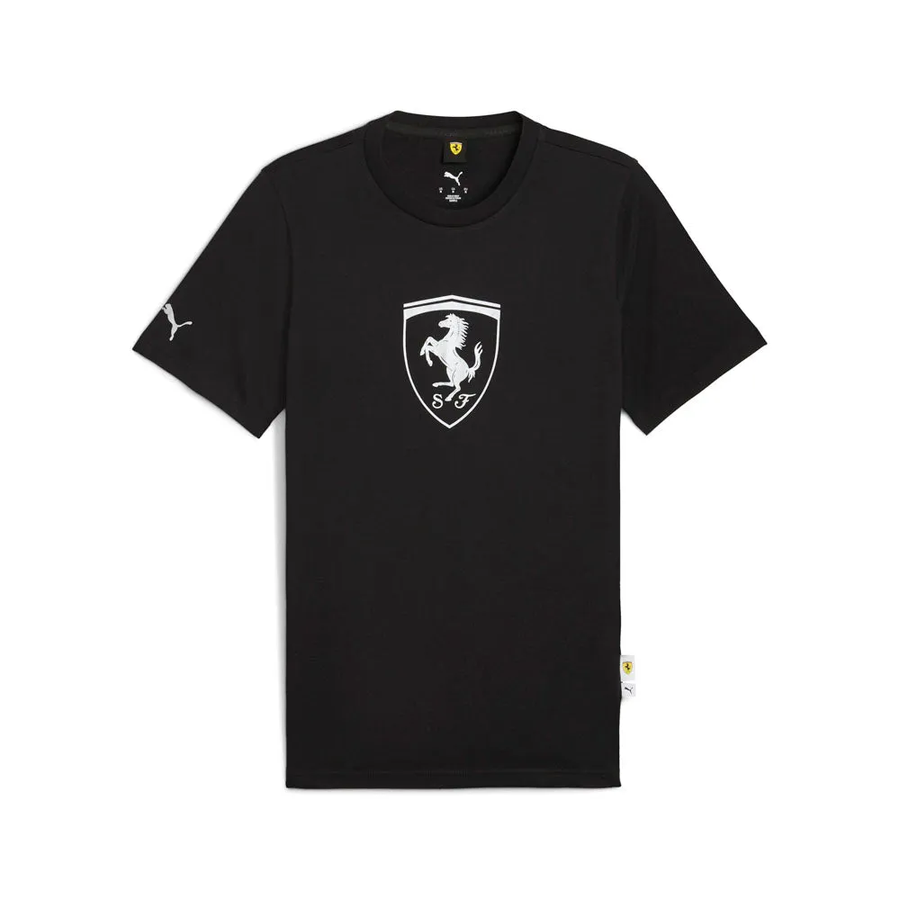 Scuderia Ferrari Sportswear Tonal Shield Crew Neck Short Sleeve T-Shirt sold by Shoebacca