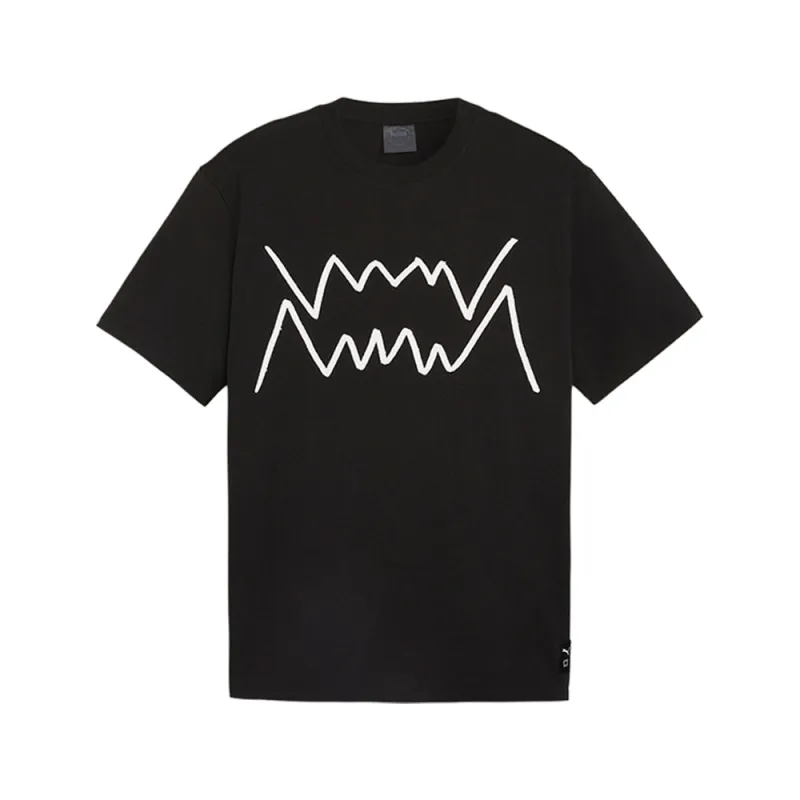 Jaws Core Crew Neck Short Sleeve T-Shirt made by Puma