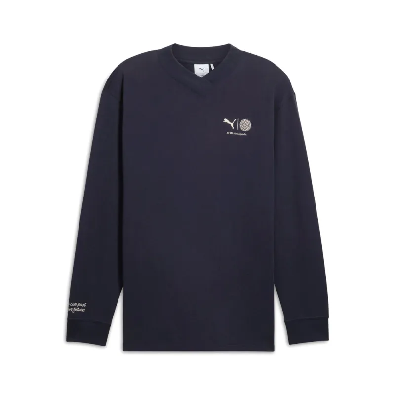 PUMA X SCHOMBURG Graphic Long Sleeve Pullover Shirt made by Puma