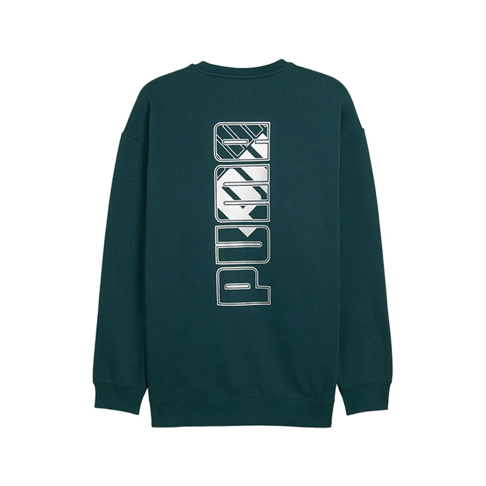 Maximal Metallic Relaxed Crew Neck Sweatshirt sold by Shoebacca product image thumbnail 2