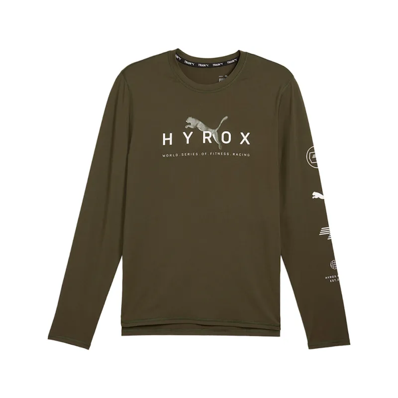 PUMA X HYROX Run Cloudspun Long Sleeve Crew Neck T-Shirt made by Puma