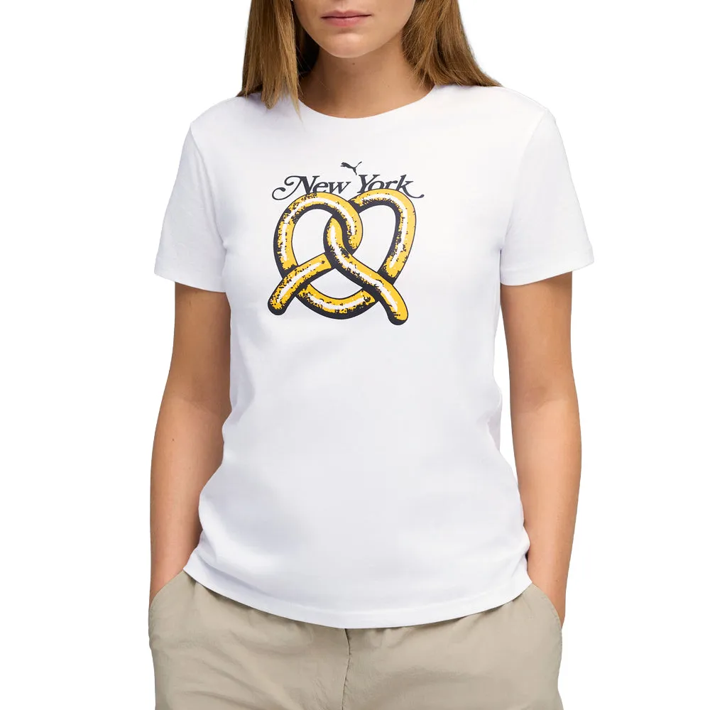 Graphics NYC Pretzel Crew Neck Short Sleeve T-Shirt sold by Shoebacca product image thumbnail 3