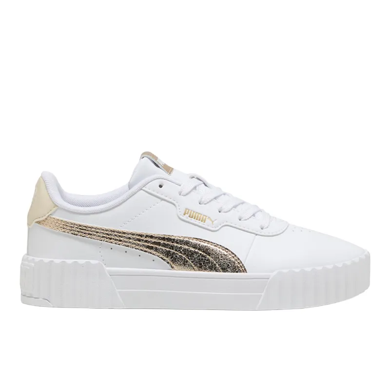 Carina 3.0 Metallic Whisper Lace Up Sneakers made by Puma