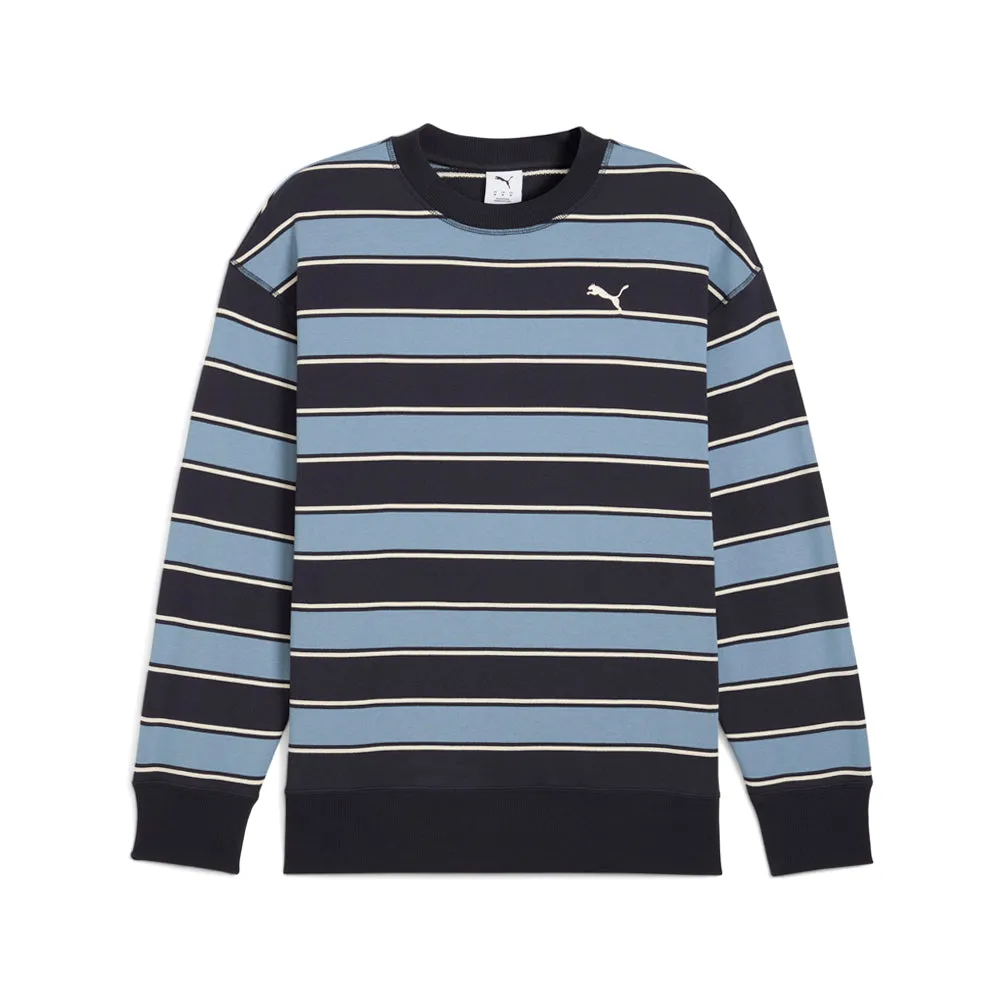 Premium Essentials Striped Crew Neck Short Sleeve T-Shirt sold by Shoebacca