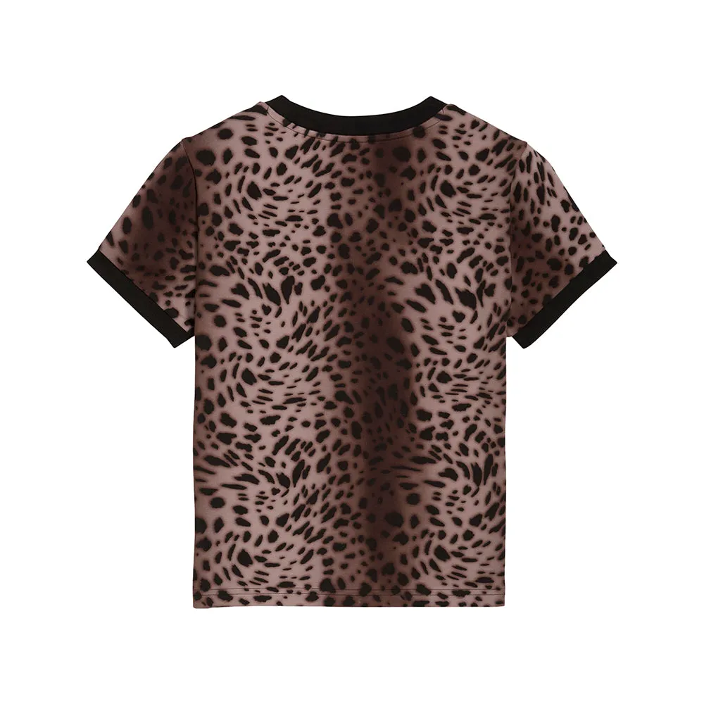 Leopard Luxe Slim Crew Neck Short Sleeve T-Shirt sold by Shoebacca product image thumbnail 2
