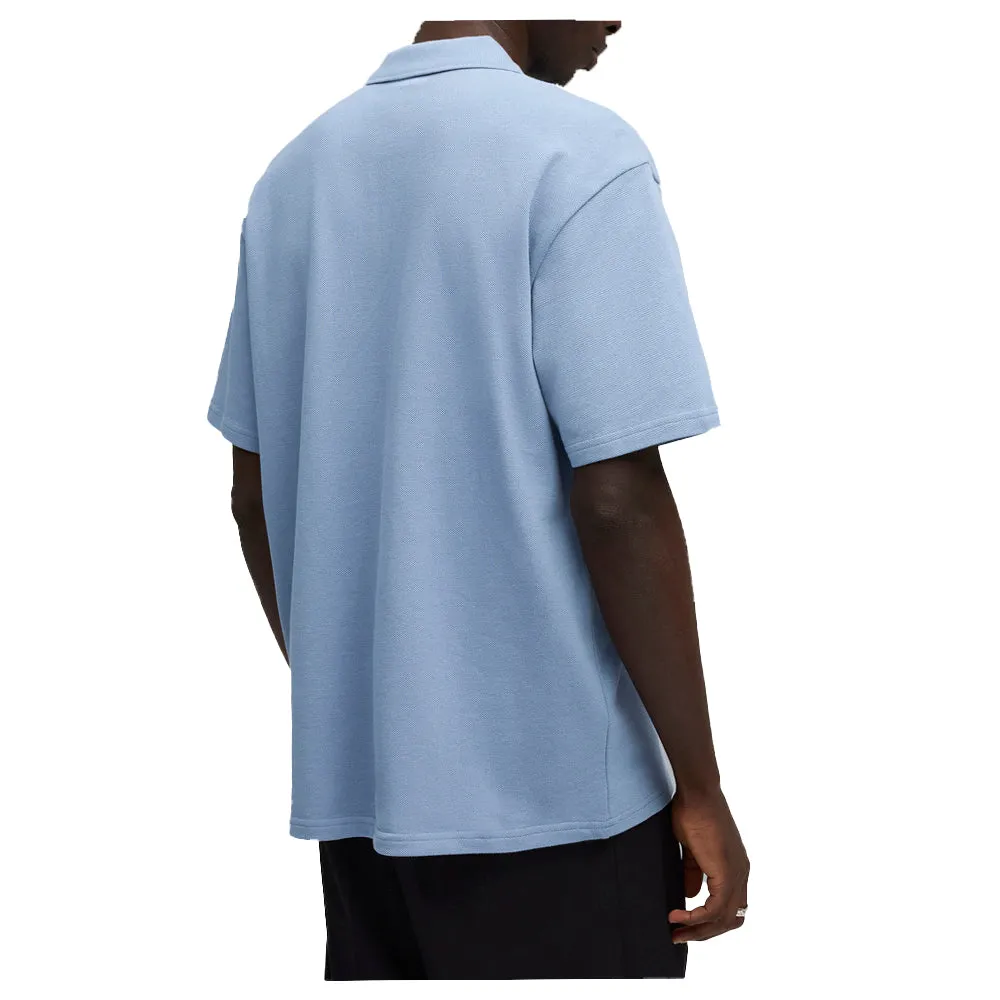 Wardrobe Essentials Relaxed Pique Polo Shirt sold by Shoebacca product image thumbnail 2