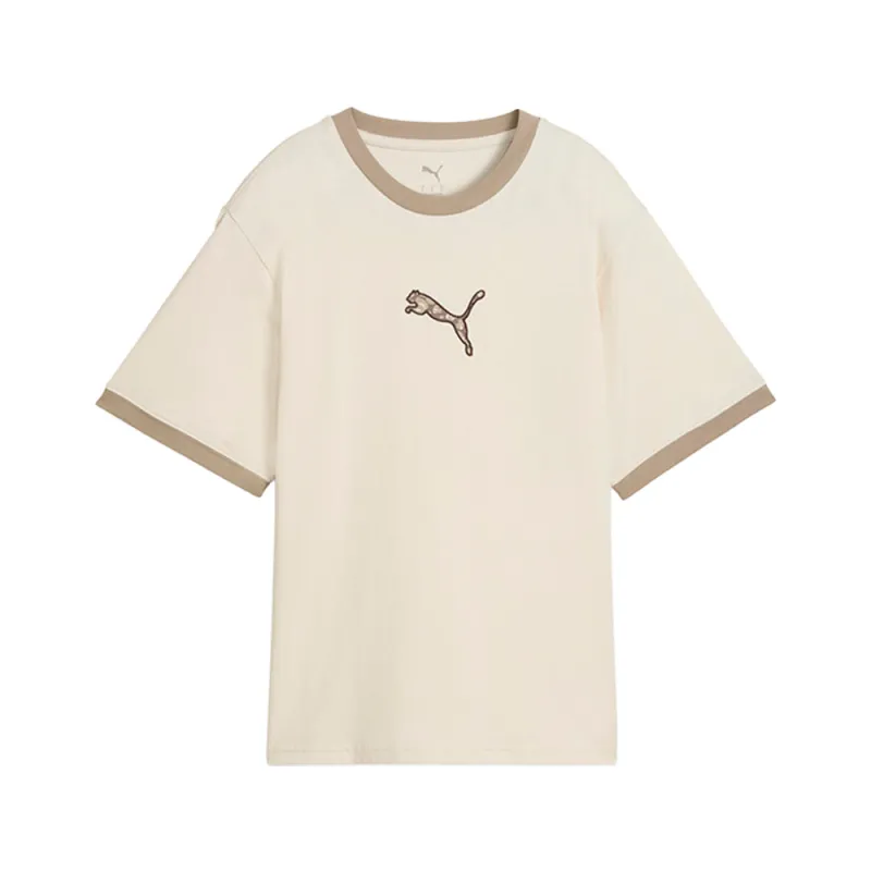 Essentials Graphic Animal Crew Neck Short Sleeve T-Shirt made by Puma