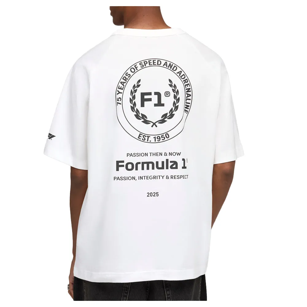Formula 1 75 Years Relaxed Crew Neck Short Sleeve T-Shirt sold by Shoebacca product image thumbnail 4